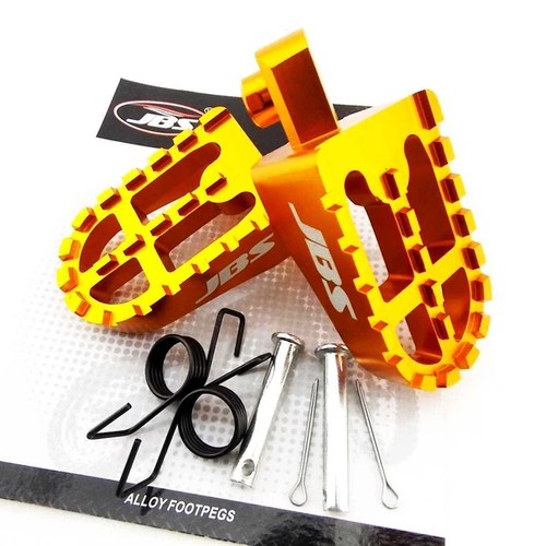 Suzuki DR650 96-12 Jbs Gold CNC Billet Alloy Foot Peg Set Pair Footpegs Rest