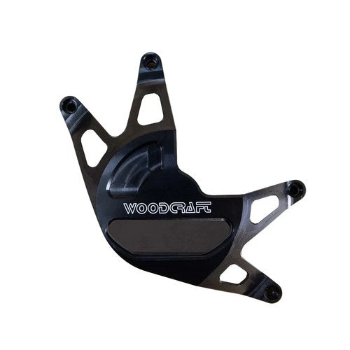 Yamaha 2022-2024 Xsr 900 Woodcraft Clutch Cover Engine Protector - Black Plate