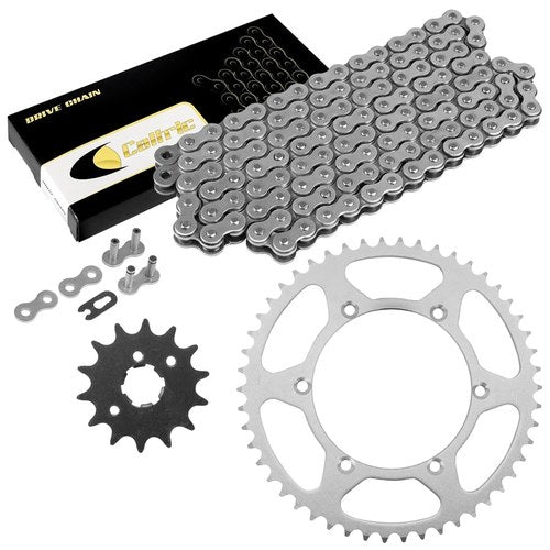 Drive Chain & Sprocket Kit for Kawasaki KLX300 KLX300R 1997-2002 / Steel