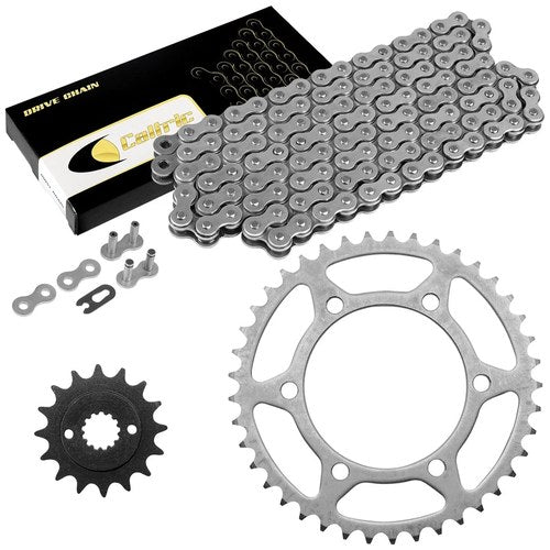 Drive Chain & Sprockets For Kawasaki EX500 Ninja 500R 2006-09 520 Pitch 104 Link