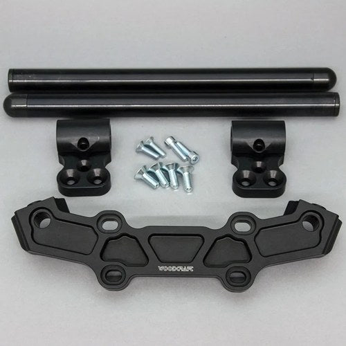 Yamaha 2018-2024 MT-09 Woodcraft Racing Clipon Bar Adapter Plate 1.5" Mount