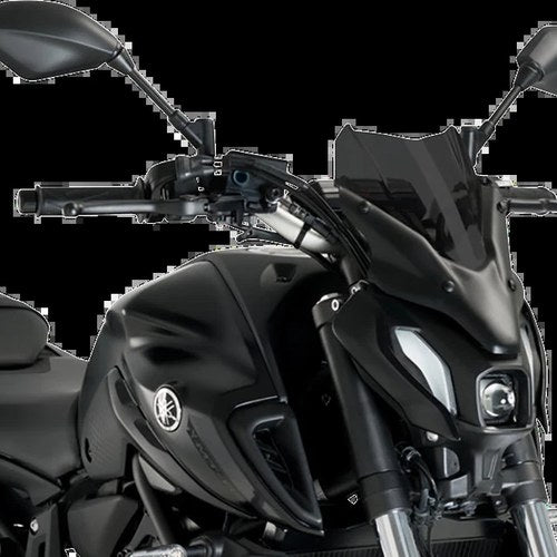 Yamaha MT-07 2021-2023 Puig Windscreen New Gen Sport Dark Smoke