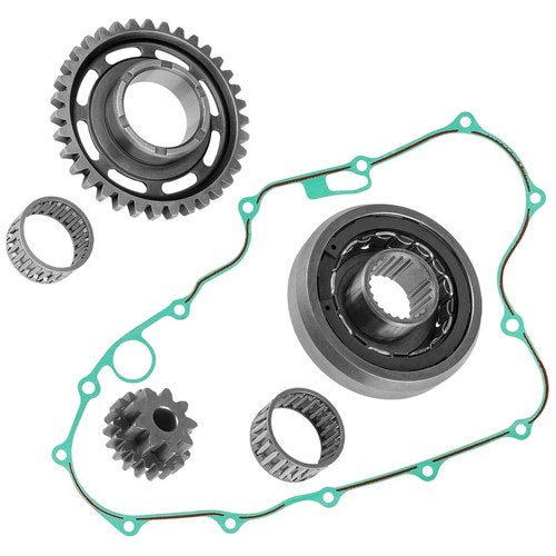 Starter Clutch & Driven Gear Reduction Gear W/Gasket for Honda CRF450X 2005-2020