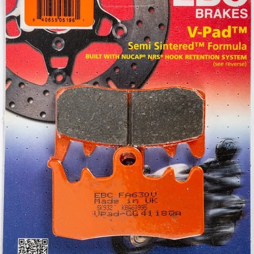 Ebc Semi-Sintered V Brake Pads FA630V