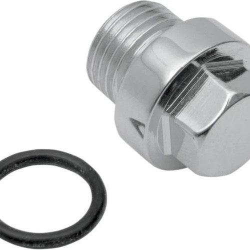 Colony Custom Tappet Oil Screen/Relief/Check Valve Plug Chrome Harley Davidson