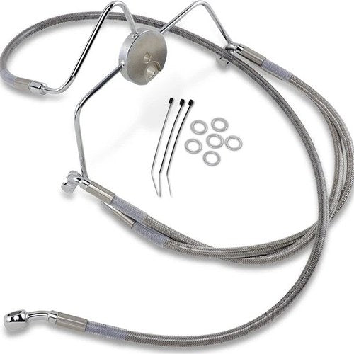 DS Braided Brake Line Kit Front +6" Harley Davidson #143691