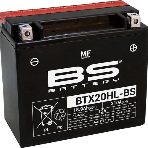 BS Battery Maintenance Free Battery BTX20HL-BS #300614