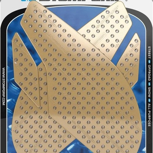 Stomp Volcano Profile Traction Pad Tank Grips Clear #55-10-0078C Triumph