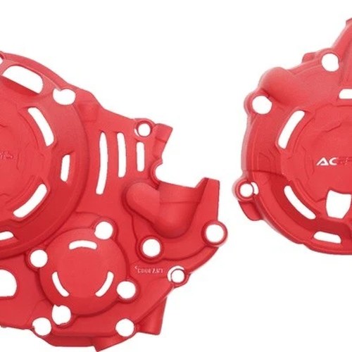 Acerbis X-Power Engine Cover Kit Red #2982510004 fits Honda CRF300L 2021-2024