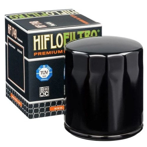 Hiflo Oil Filter Black #HF174B Harley Davidson V-Rod