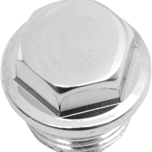 Colony Oil Tank Drain Plug 5/8"-18 Chrome #8610-1 Harley Davidson