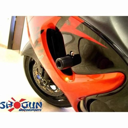 Shogun Cut Frame Sliders Black for Suzuki GSX1300R Hayabusa 2008-2016