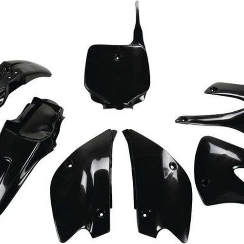 UFO Restyled Plastics Kit Black KAKIT214K001 for Kawasaki KX85/KX100