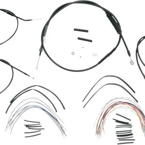 Burly Cable/Brake Line Kit for 12" Ape Hangers #B30-1007 Harley Davidson