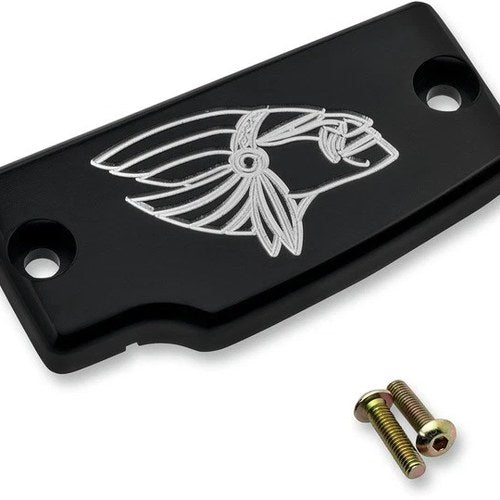 Joker Machine Warrior Rear Brake Master Cylinder Cover Black Indian Scout