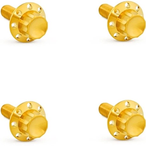 Arlen Ness Titanium Windshield Bolt Kit Gold Harley Davidson Street Glide