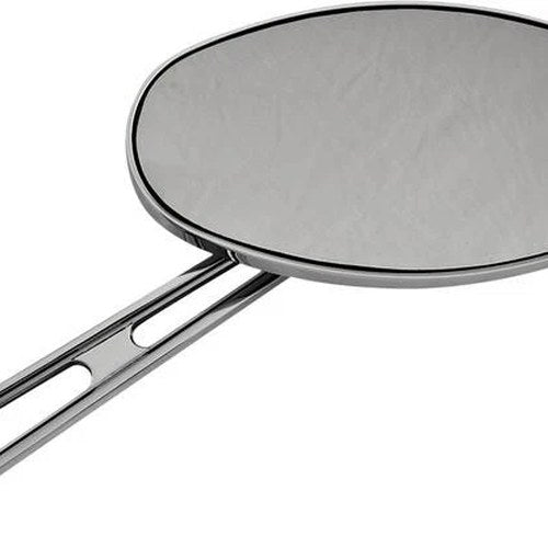 HardDrive Smooth Oval Mirror Chrome Left 6" #60-0036SSL Harley Davidson