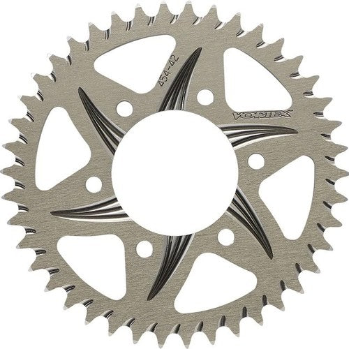 Vortex Aluminum Rear Sprocket 42T 525 Silver #454-42 for Kawasaki