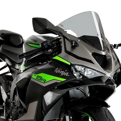 Puig R Racer Windscreen Smoke #21832H for Kawasaki Ninja ZX-6R 2024-2025