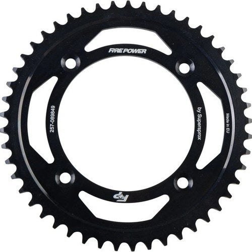 Fire Power 428 Steel Rear Sprocket 49T Black #FPS-898-49-BLK