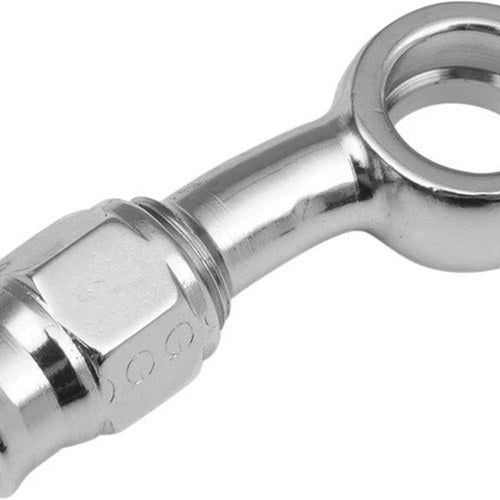Goodridge Angled Banjo 30 Degree Side Bend Chrome 3/8"