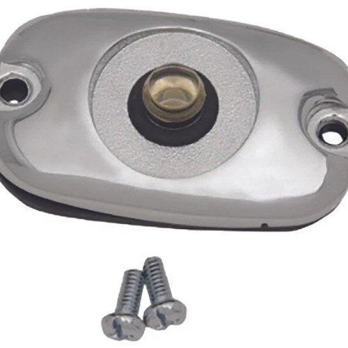 HardDrive Rear Brake Master Cylinder Cover Chrome #053741 Harley Davidson