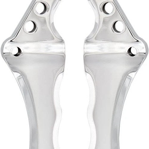 Speed Merchant 13" Radial Front Caliper Mounts Polished #SM-HDRBM13DDP
