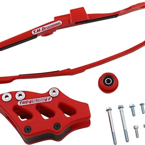 TM Designworks Factory Edition #2 Chain Slide-N-Glide Kit Red #DCK-OR13-RD