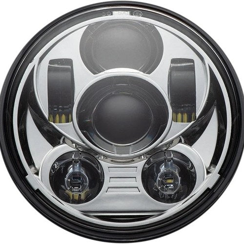 Custom Dynamics 5.75" LED Headlamp Chrome #CD-575-C Harley Davidson