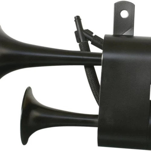 Rivco Air Horn Black for Harley Davidson Motorcycles