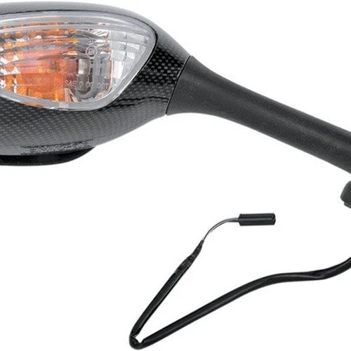 Emgo Replacement Mirror Oval Right Carbon for Suzuki GSX-R1000/GSX-R600/GSX-R750