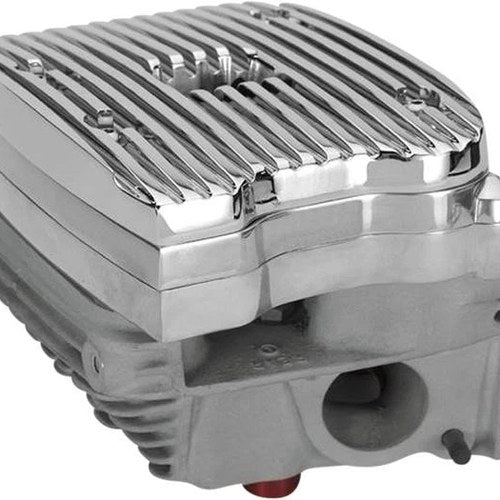 Custom Cycle Evo Finned Rocker Cover Polished #CCE5833 Harley Davidson