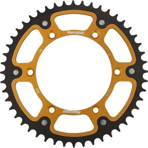 Supersprox Stealth Rear Sprocket 520 48T Gold RST-808-48-GLD for Suzuki/Kawasaki