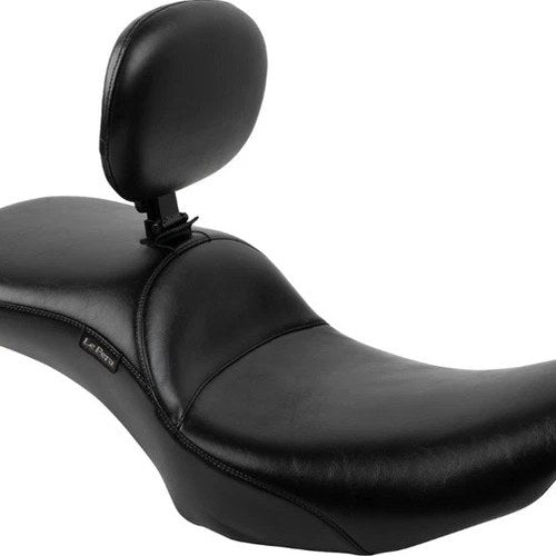 Le Pera Maverick Daddy Long Legs Seat With Backrest #LV-957DLBRS Harley Davidson