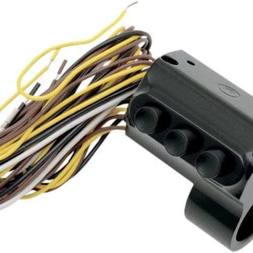 Performance Machine Contour Switch Housing Left Black Victory Cross Country
