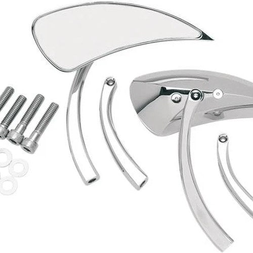 DS Teardrop Mirrors with Radius Stems