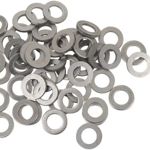 Bolt Motorcycle Hardware Aluminum Crush Washers M6 x 11mm 50-Pack