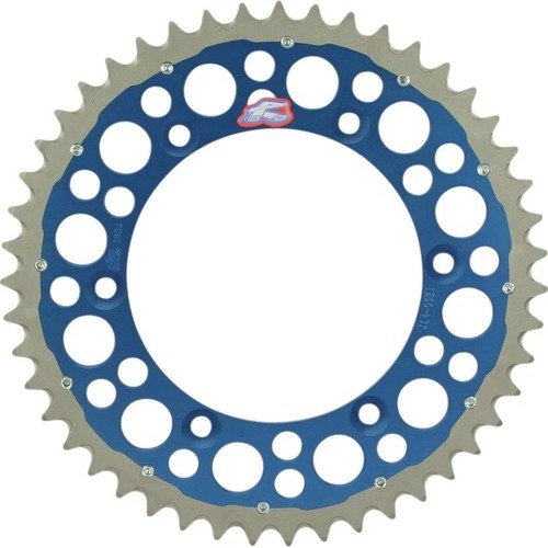 Renthal 520 TwinRing Rear Sprocket 50T Blue #1500-520-50GPBU fits Yamaha/Honda