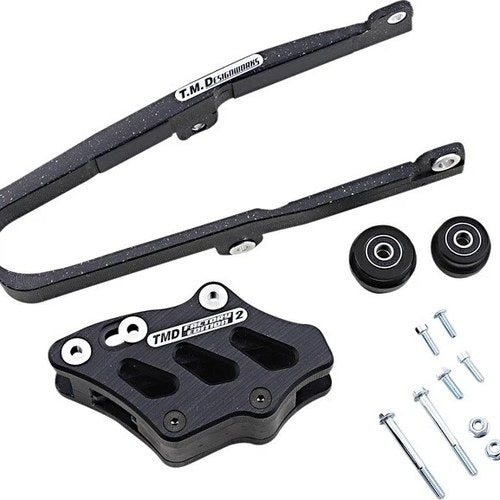 TM Designworks Baja-Rally Chain Slide-N-Guide Kit Black #KCP-K09-BK for Kawasaki