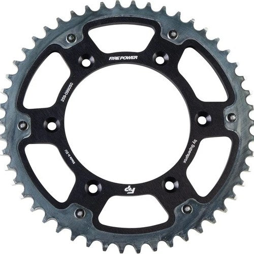 Fire Power 520 Hybrid Rear Sprocket 50T Black #FPH-990-50-BLK
