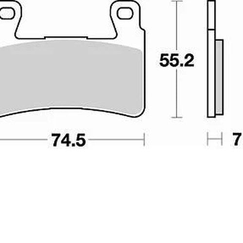 Braking CM66 Carbon Brake Pads #827CM66 for Honda