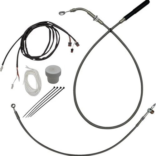Fat Baggers EZ Install Cable/Line Kit for 14" Ape Bars Stainless #119014
