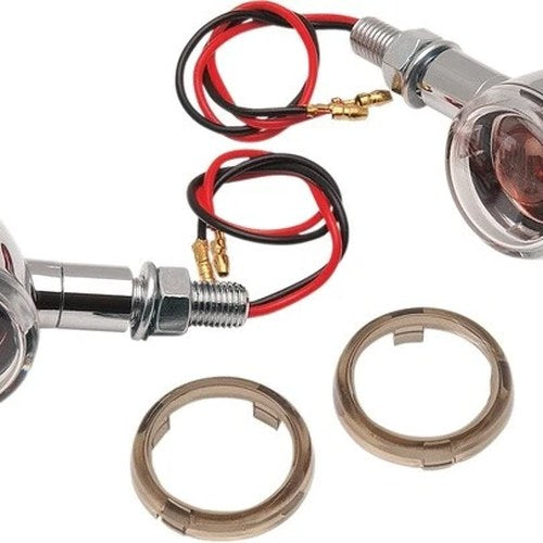 DS Mini Deuce Stud Marker Lights Chrome Clear/Smoke