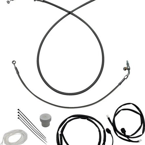 Fat Baggers EZ Install Cable/Line Kit for 16" Ape Bars Stainless #149916