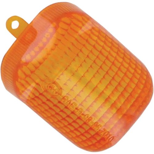 K&S Dual Sport Turn Signal Replacement Lens With Tab Amber