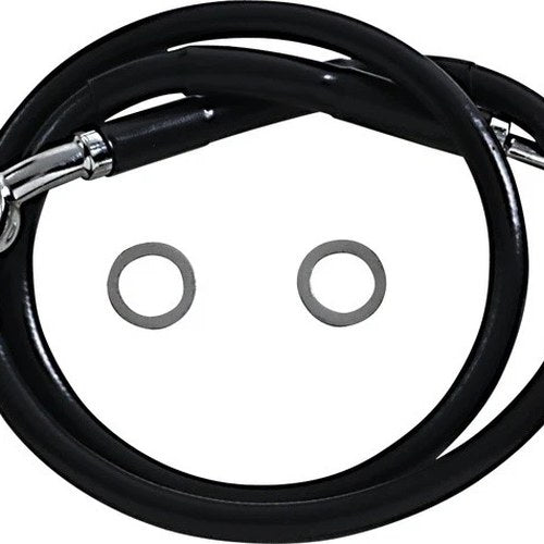 DS Black Vinyl Front Upper ABS Brake Line Kit 29-1/2" +8" Black #212129