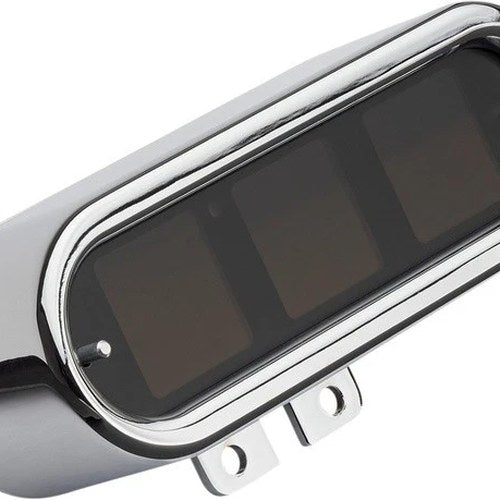 Dakota Digital Oval MLX-9000 Series Gauge Chrome #MLX-9404 Harley Davidson