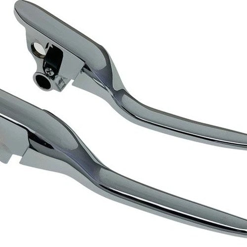 Drag Specialties Narrow Lever Set Chrome #275822 Harley Davidson Softail