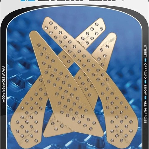 Stomp Volcano Profile Traction Pad Tank Grips Clear for Suzuki GSXS750/GSXS750Z