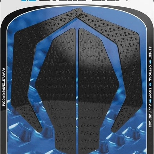 Stomp Icon Profile Traction Pad Tank Grips Black for Suzuki Katana 2020